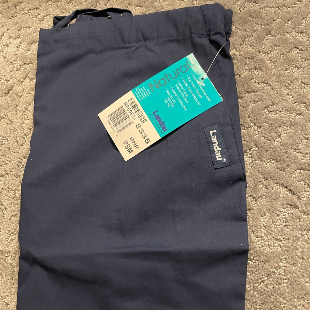 Navy Landeau Scrub Bottoms-New w tags/plastic wrap